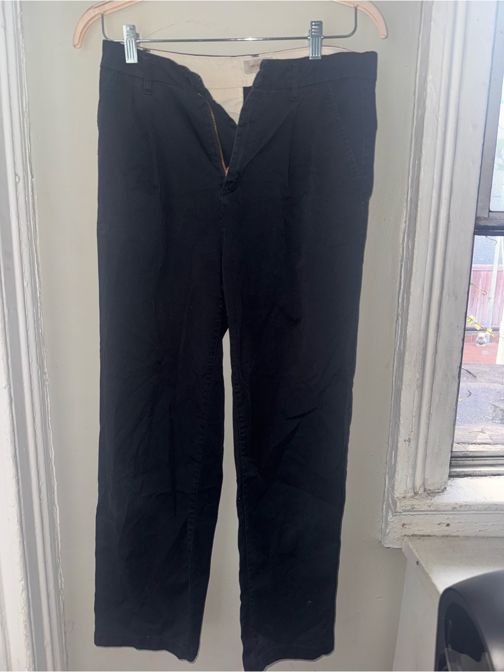 Brixton Chino Pants Size 28 Navy Wide Leg